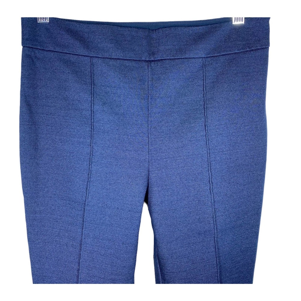 Diane von Furstenberg DVF Farrah Skinny Ponte Cropped Ankle Pants Blue Size 4n - Picture 4 of 7